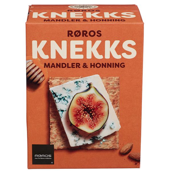 Knekks Kjeks Mandler&Honning 190g Røros