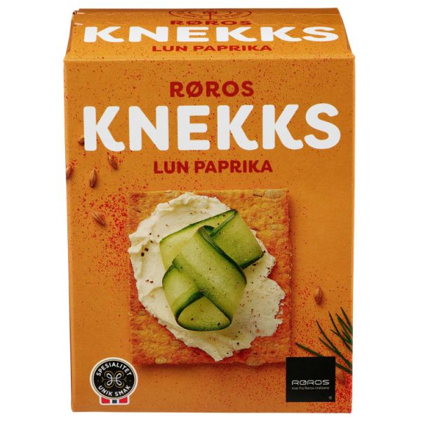 Knekks Kjeks m/Lun Paprika 190g Røros