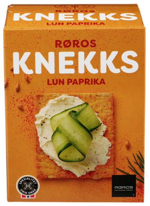 Knekks Kjeks m/Lun Paprika 190g Røros