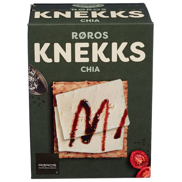 Knekks Kjeks Chia 190g Røros