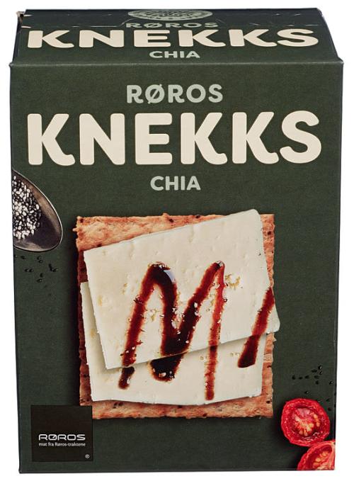 Knekks Kjeks Chia 190g Røros