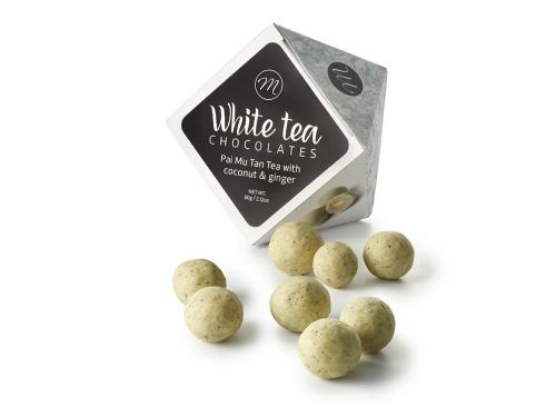 White tea chocolates