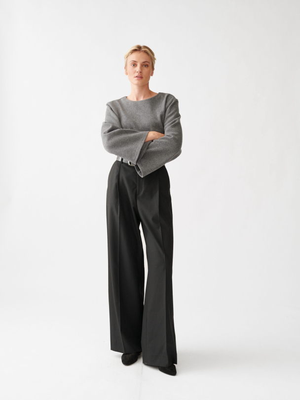 Woven Wide Sleeve Top - Image 2