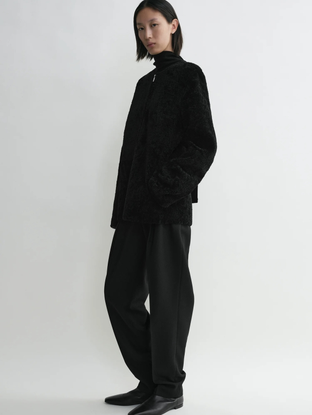 Zipped Teddy Shearling Jacket - Image 5