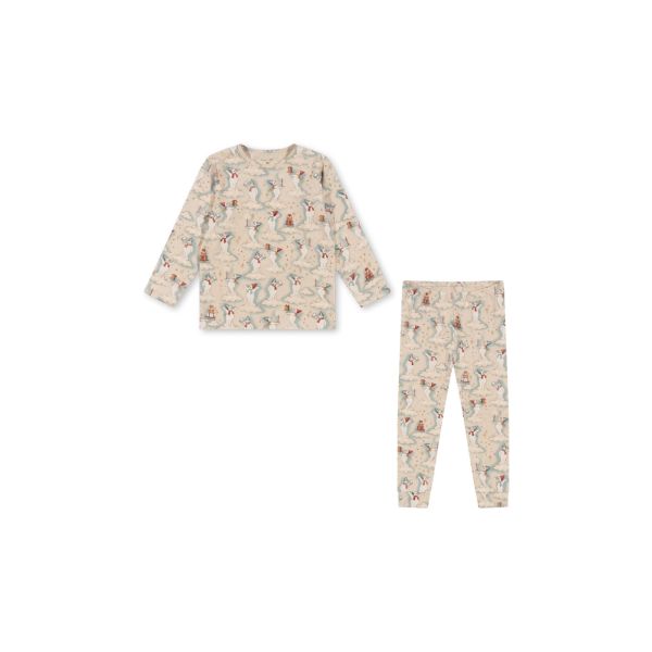 Konges Sløjd | Basic Blouse/Pants Set - Let it snow