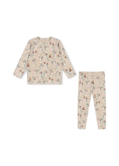 Konges Sløjd | Basic Blouse/Pants Set - Let it snow