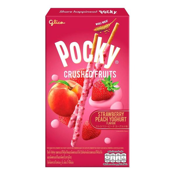 Pocky Strawberry Peach Yoghurt