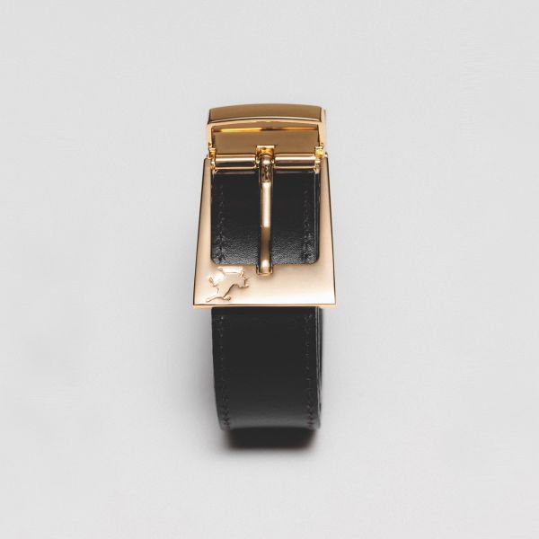 Ember Leather Belt - Black/Brown 