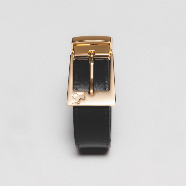 Ember Leather Belt - Black/Brown  - Image 1