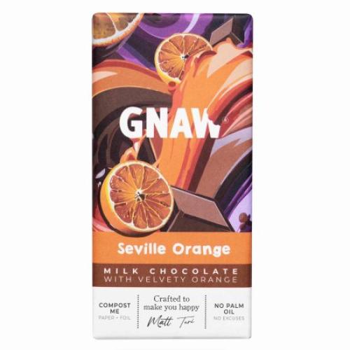 GNAW Seville Orange Milk Chocolate Bar