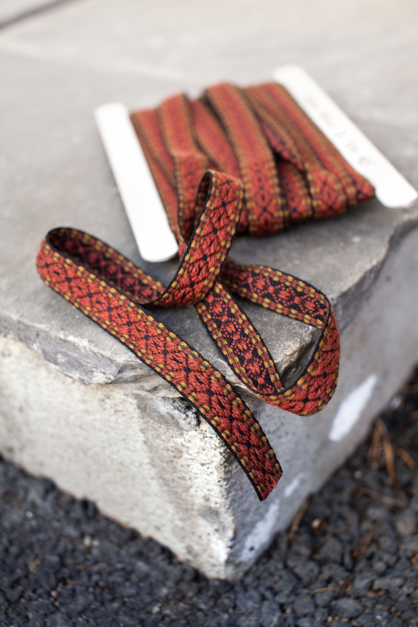 Wiolabånd Rust på Sort - Image 1