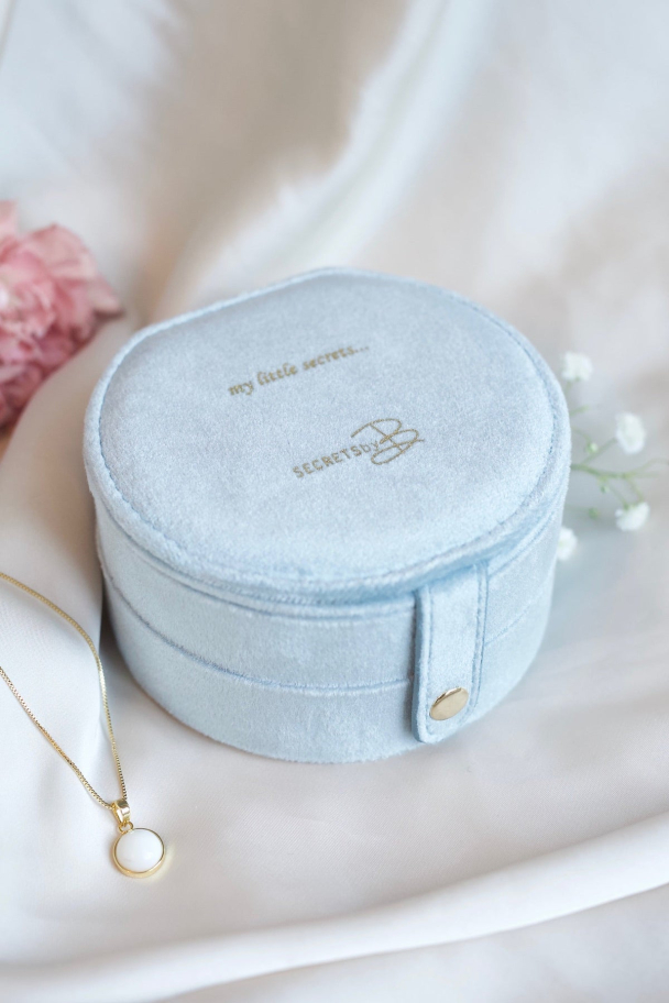 My little Secrets smykkeskrin to etasjer - Light Blue 