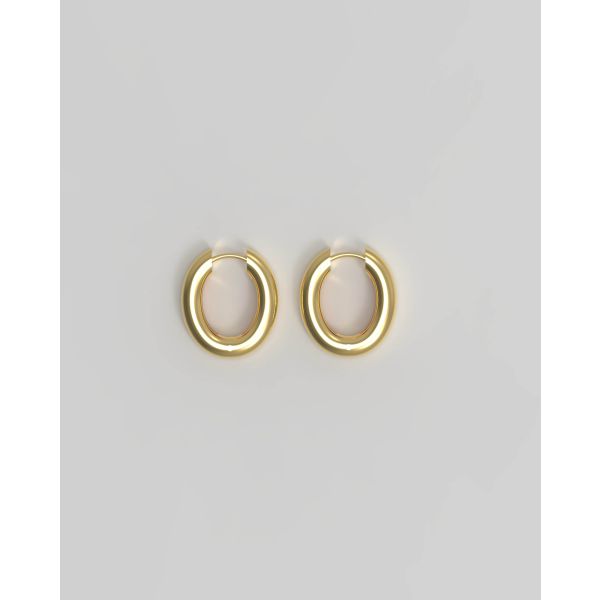 Chunky Hoop M  - Gold Plated