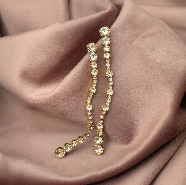 ORELIA Drop Statement Earrings  - Image 2