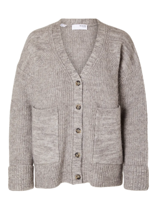 Alva Knit Cardigan - Steel Grey