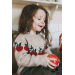 Star Apple Pullover i ull, Sandshell - Fliink