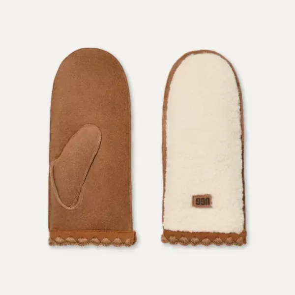 UGGFLUFF SCALLOPED MITTEN