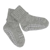 GOBABYGO | Non-slip Socks Alpaca - Grey Melange