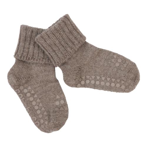 GOBABYGO | Non-slip Socks Alpaca - Walnut