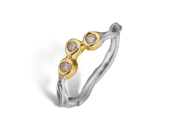 Ring Grace Single Triple Brill Polished