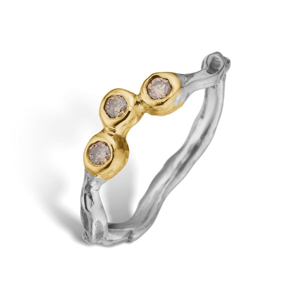 Ring Grace Single Triple Brill Polished