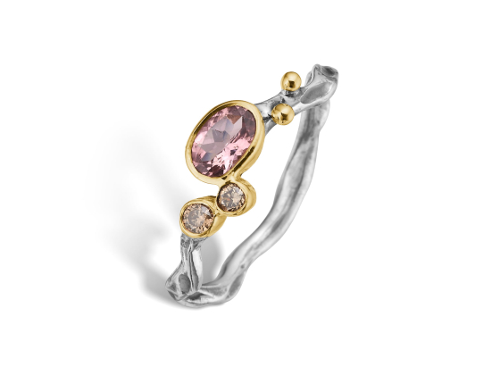 Ring Grace Single Pink Tour Polished