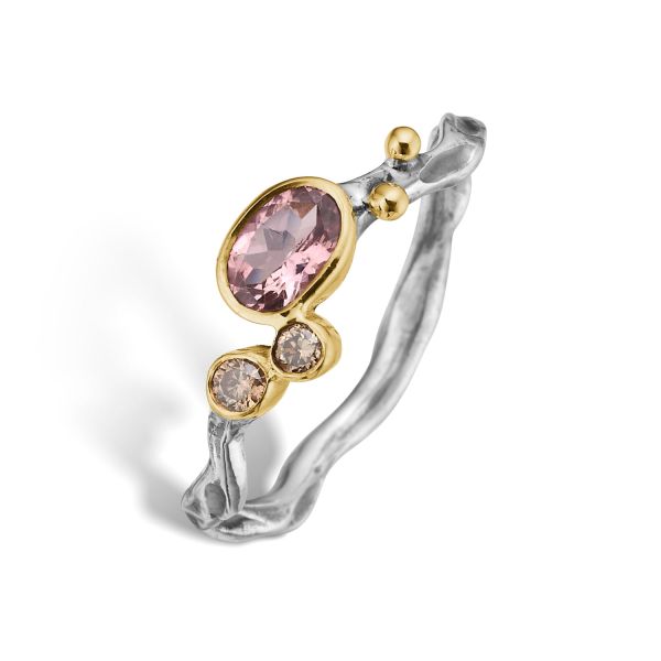 Ring Grace Single Pink Tour Polished