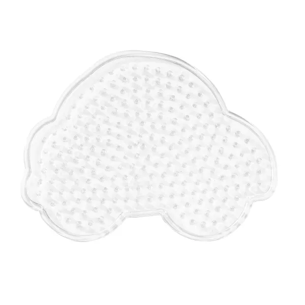  Perleplate Midi bil, 11×8 cm – til rørperler med diameter 5 mm