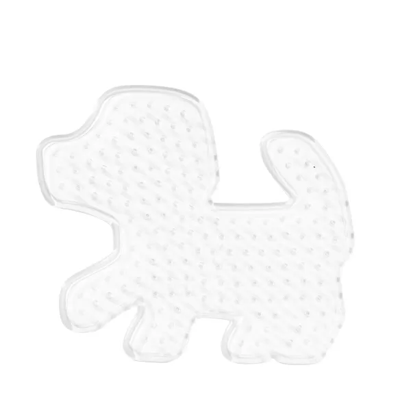  Perleplate Midi hund, 10×8,5 cm – til våre rørperler med diameter 5 mm