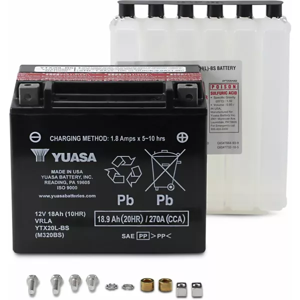 AGM YTX20L-BS Batteri