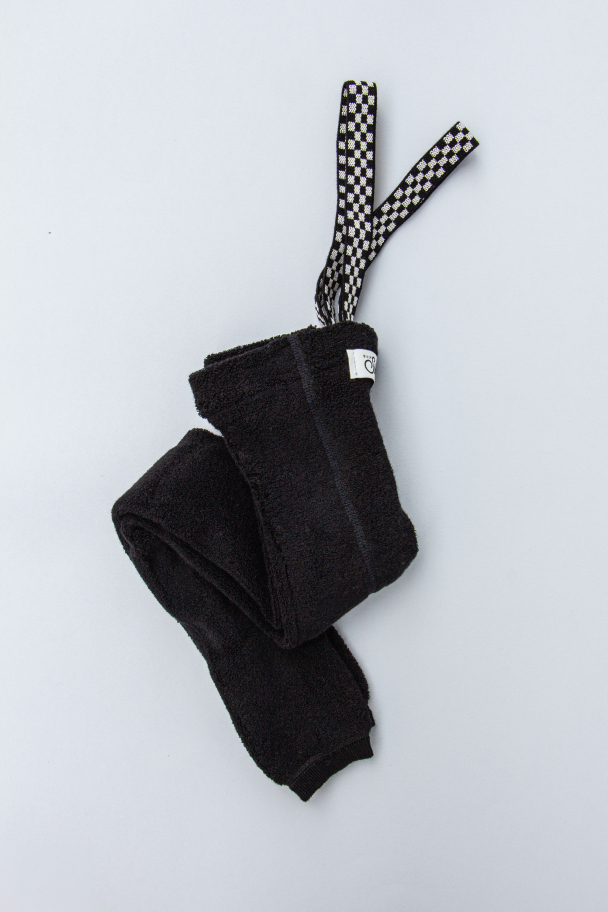 Teddy Footless Tights - Classic Black Checked  - Image 6