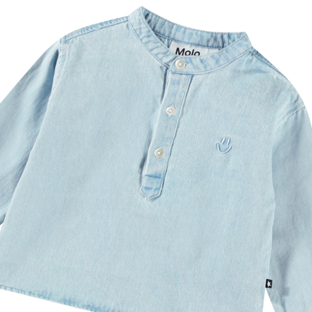 Enoz Skjorte - Misty Denim - Image 3