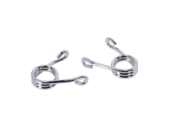 solo seat springs, chrome 3"