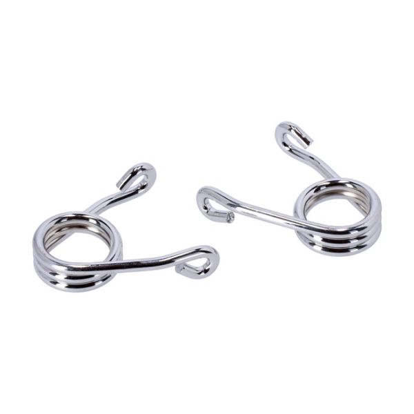 solo seat springs, chrome 3"
