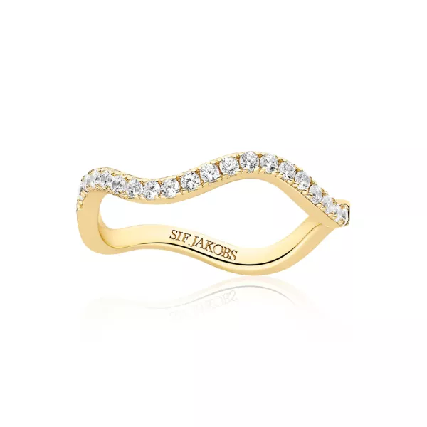 Ring Ellera Waves, forgylt