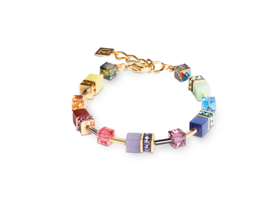 GEOCUBE Bracelet Iconic Festive Gold & Multicolour