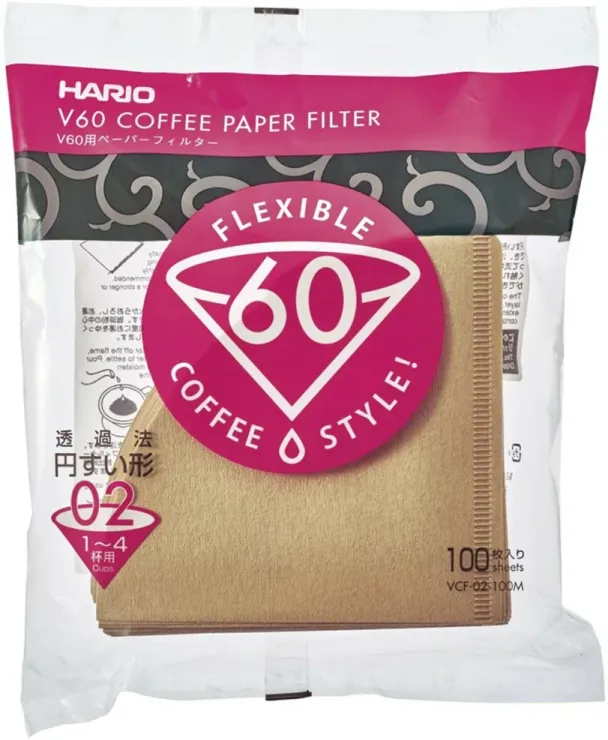 HARIO 02 V60 PAPIRFILTRE 100 STK 02