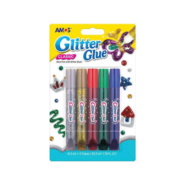 Amos Glitterlim Blister Classic 10,5ml x 5