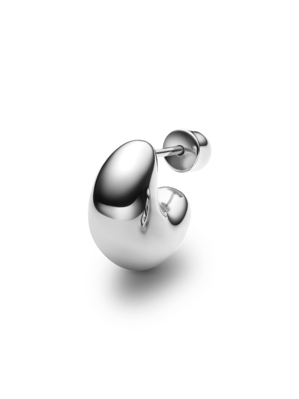 Tryvann Pillow Earring Silver - Image 2