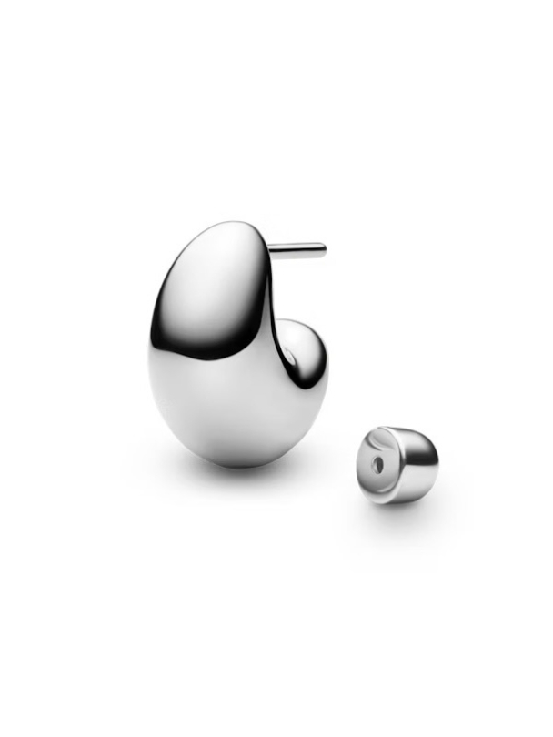 Tryvann Pillow Earring Silver - Image 3