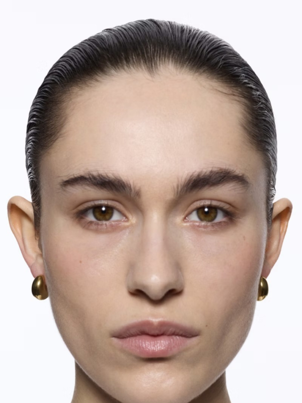Tryvann Pillow Earring Goldplated Silver - Image 1