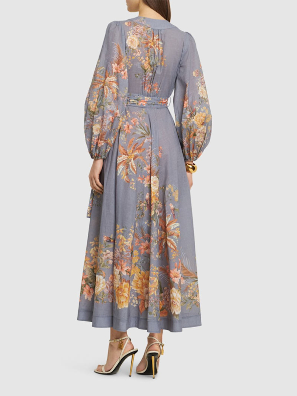 TALLOW WRAP MIDI DRESS - Image 2