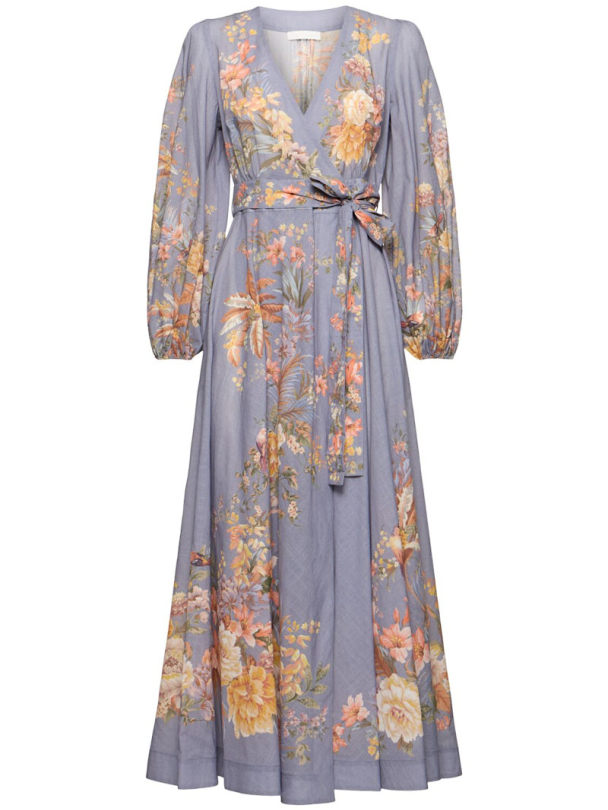 TALLOW WRAP MIDI DRESS - Image 3