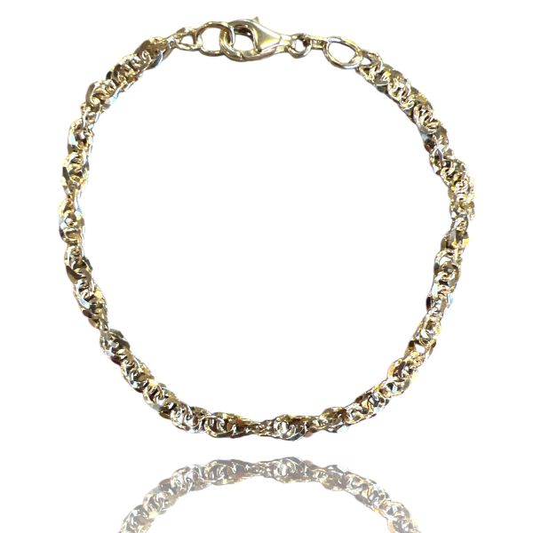 Klosterfoss Vintage - Armbånd, vridd 585, 4mm