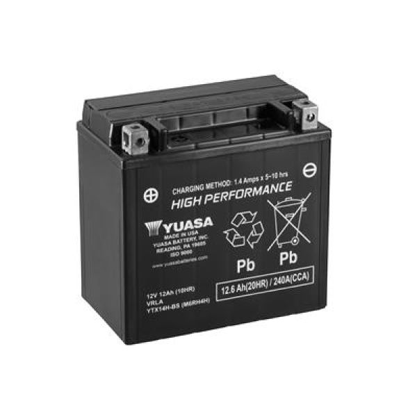 YUASA YTX14H-BS batteri