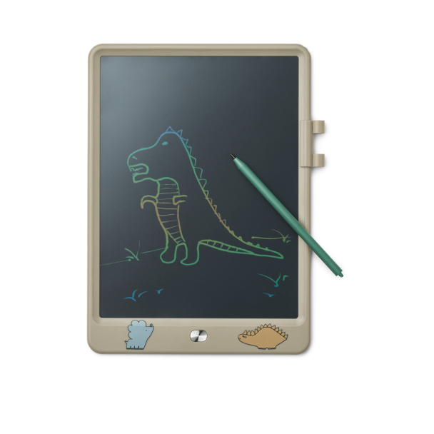 Liewood | Zora LCD-Tegnetavle - Dinosaurs/Mist - Image 2
