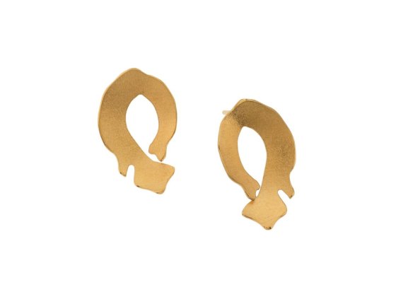 Earrings - Floral Gold