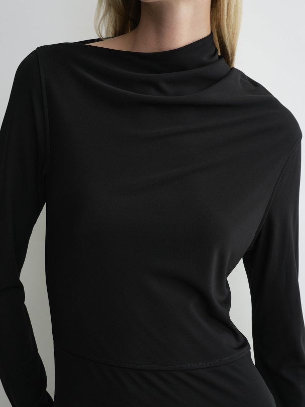 Draped Jersey Dress - Image 3