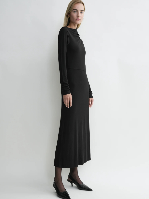 Draped Jersey Dress - Image 4