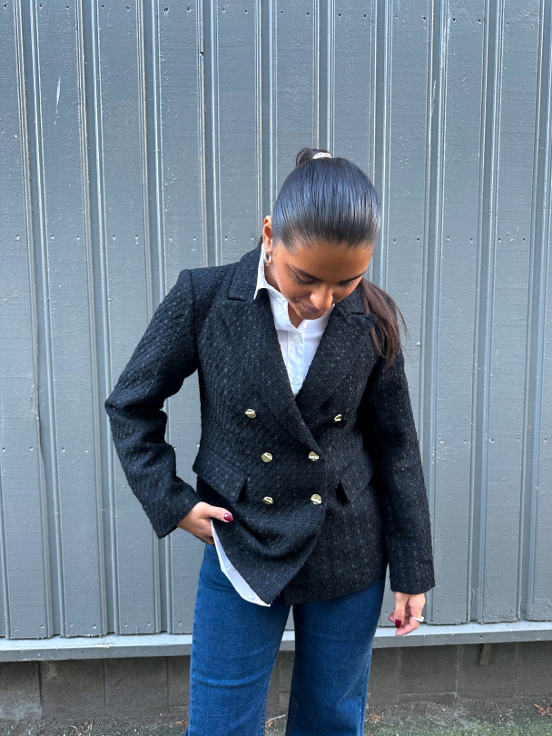 Malea Blazer - Black - Image 3